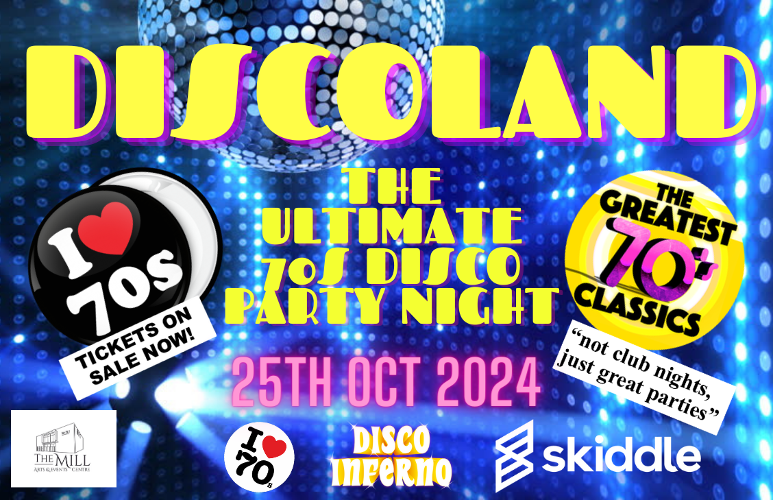 Poster for Discoland - The Ultimate 70s Disco Party Night