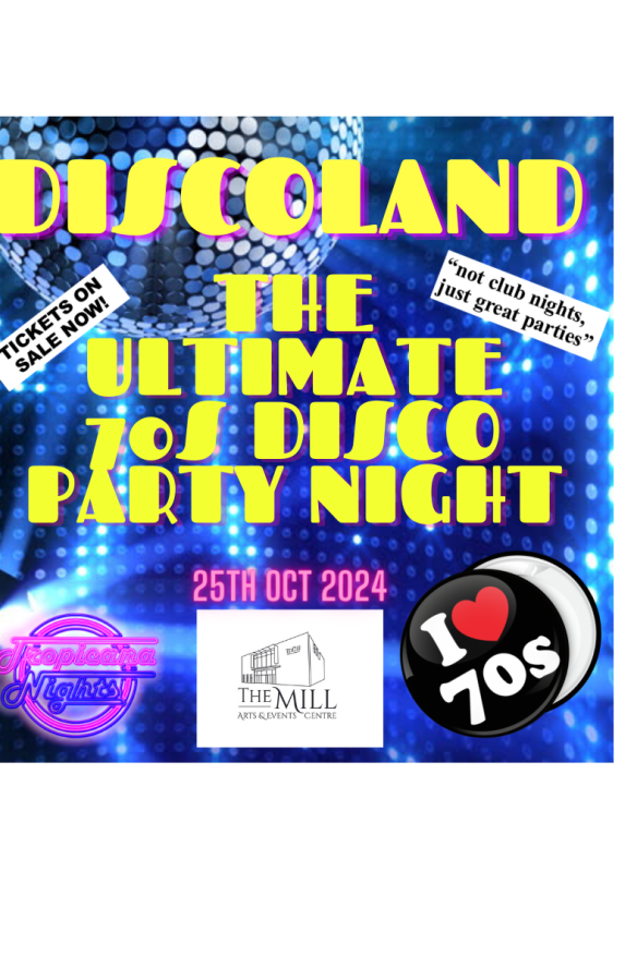 Poster for Discoland - The Ultimate 70s Disco Party Night