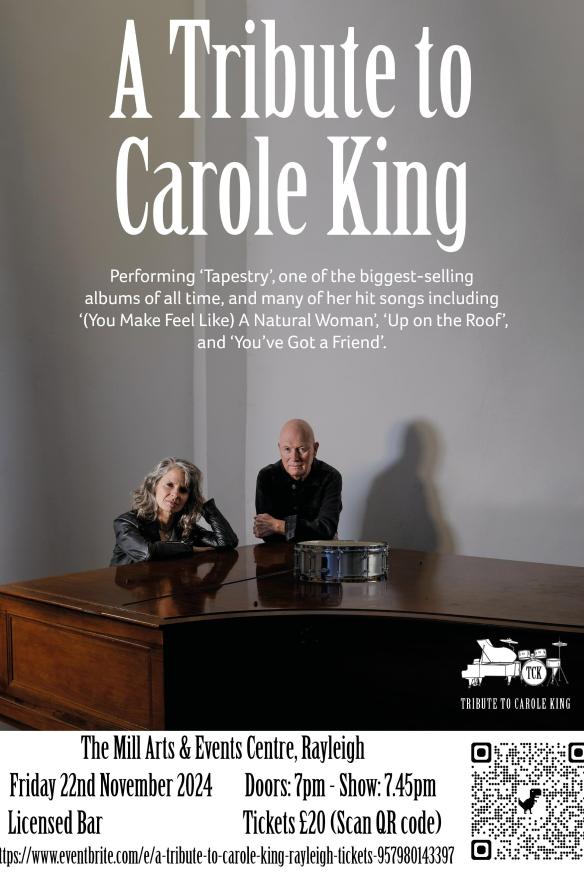 A Tribute to Carole King poster. All information on poster available from webpage.